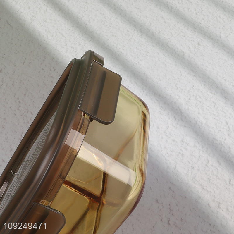 China products 1L rectangle glass food container preservation box lunch box