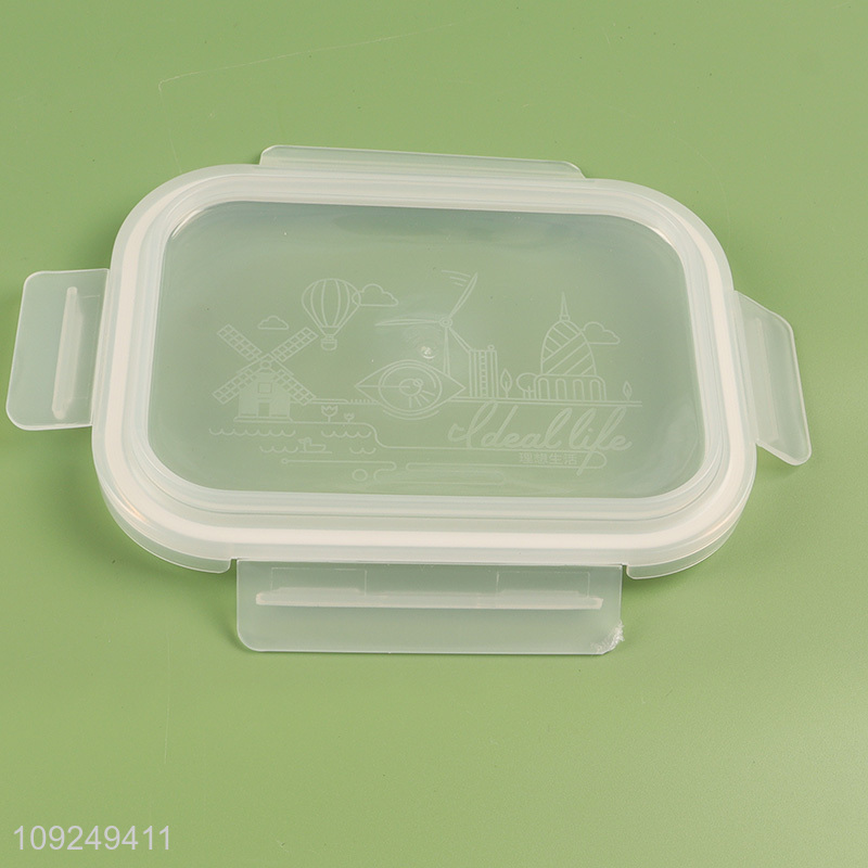 China factory rectangle glass food container preservation box for home kitchen