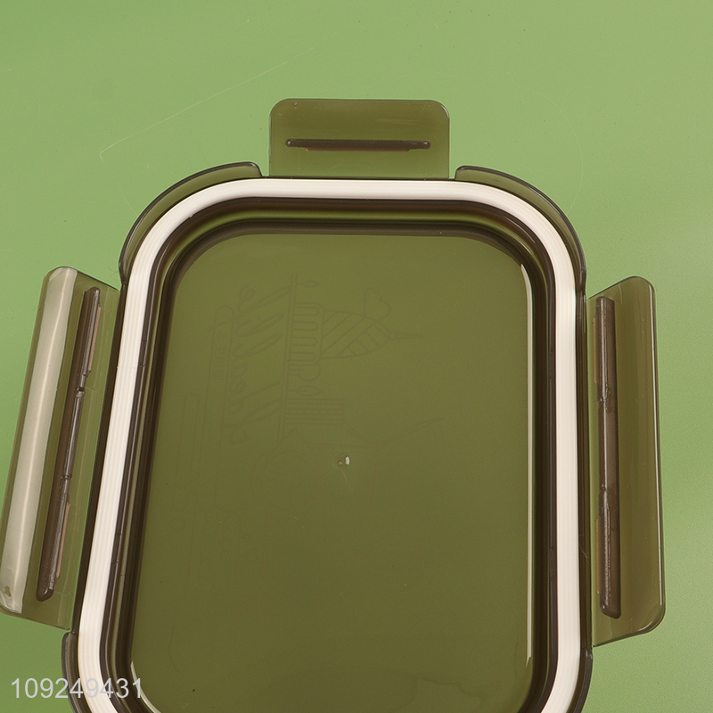 China supplier rectangle glass food container preservation box for household