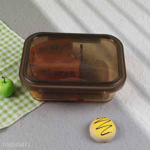 China products 1L rectangle glass food container preservation box lunch box