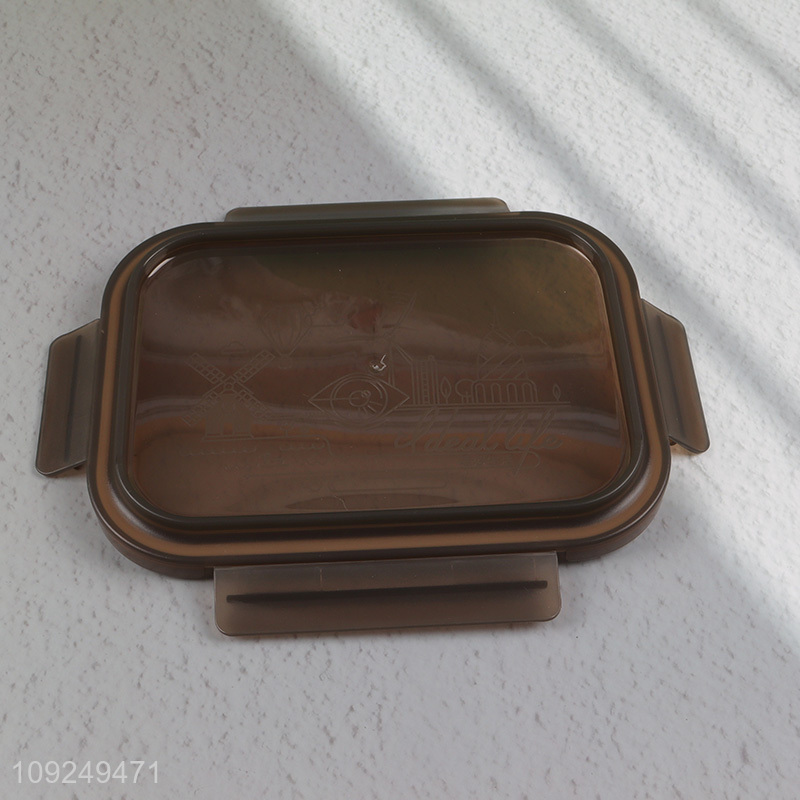 China products 1L rectangle glass food container preservation box lunch box