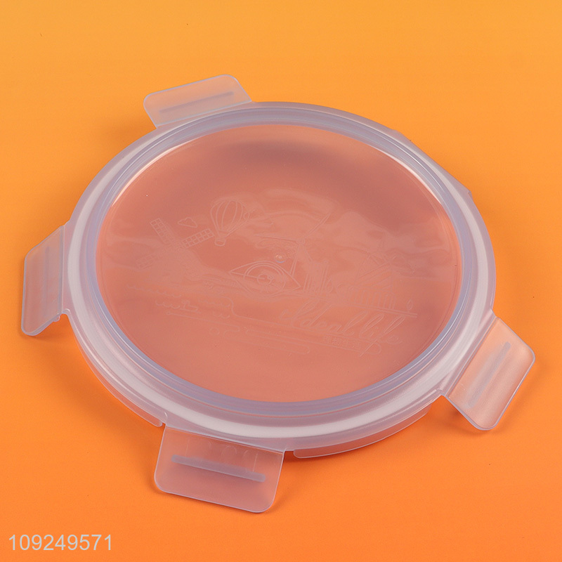 Most popular round 950ml sealed glass food container preservation box