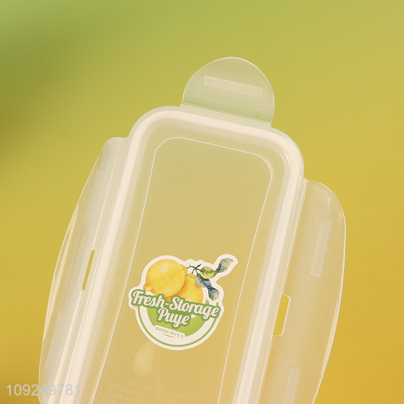 Top quality 3compartment rectangle plastic food container preservation box for sale