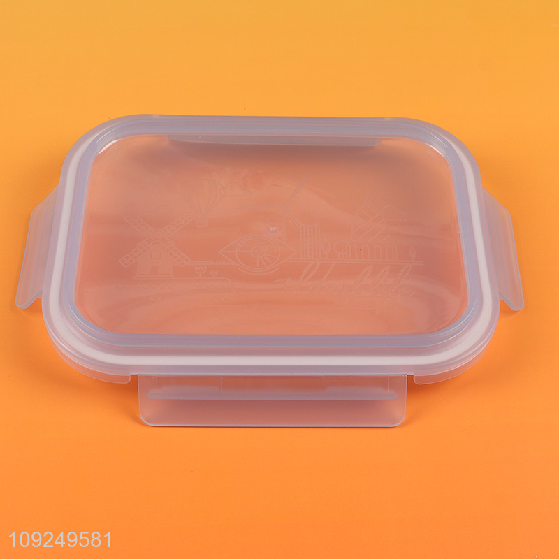 Yiwu market 3compartment glass food container preservation box lunch box