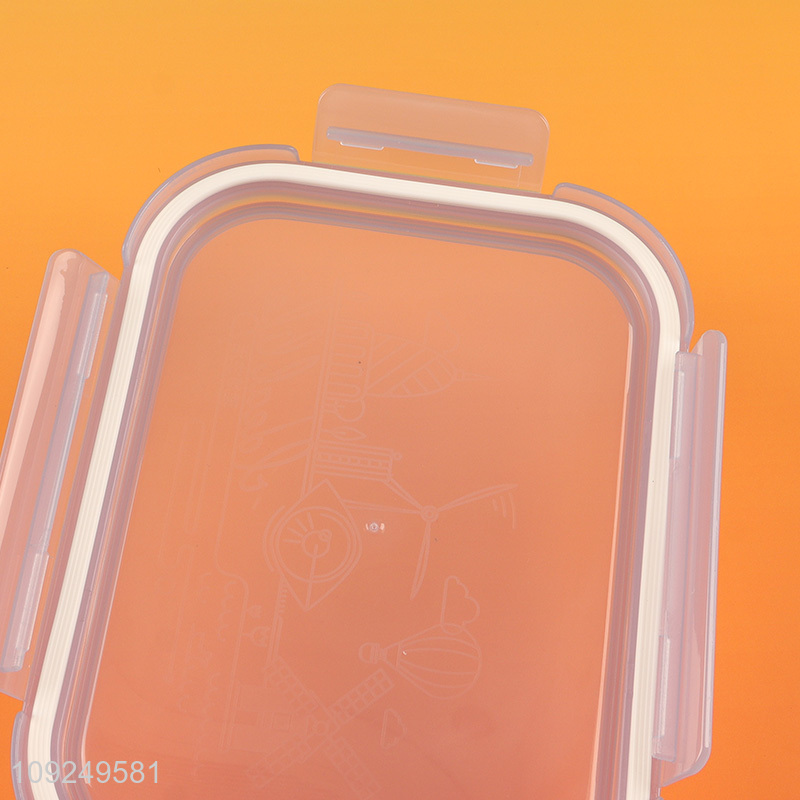 Yiwu market 3compartment glass food container preservation box lunch box