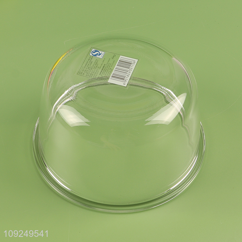 Hot items round sealed glass food container preservation box with lid