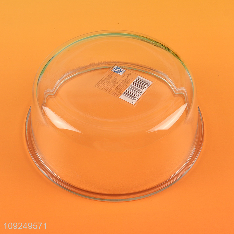 Most popular round 950ml sealed glass food container preservation box