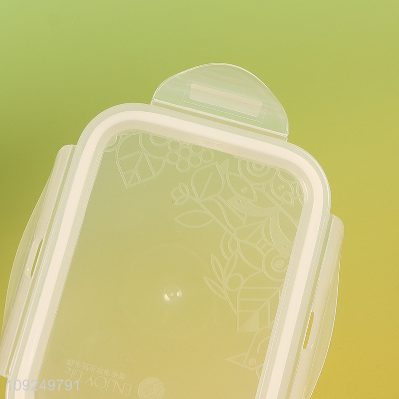 China wholesale 2compartment plastic food container preservation box for home kitchenn