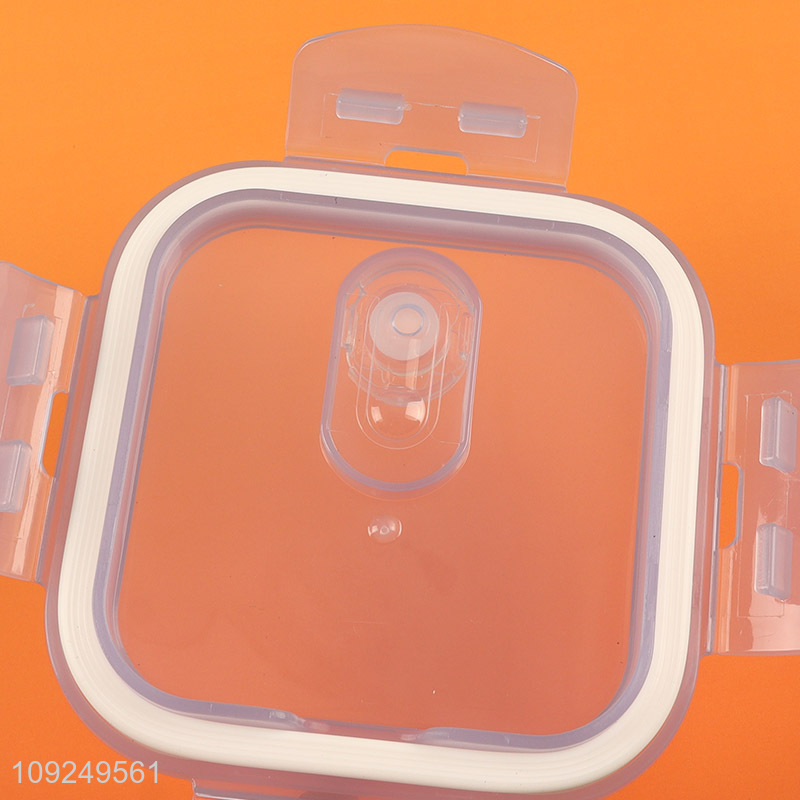 Top quality square home kitchen glass food container preservation box for sale