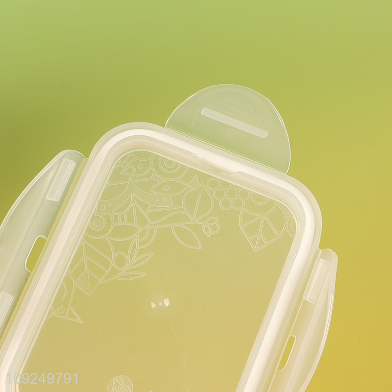 China wholesale 2compartment plastic food container preservation box for home kitchenn