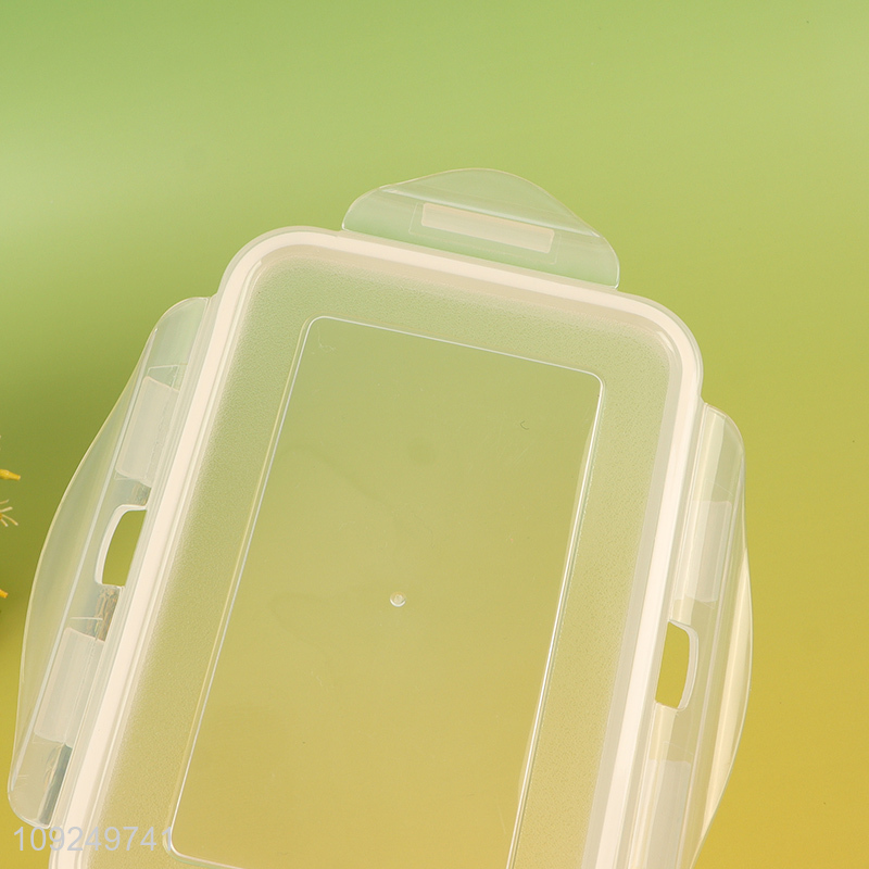 Popular products 1000ml rectangle plastic food container preservation box crisper