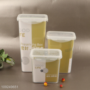 Hot products clear plastic food container preservation box crisper