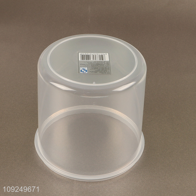 Top sale round sealed plastic food container preservation box crisper wholesale