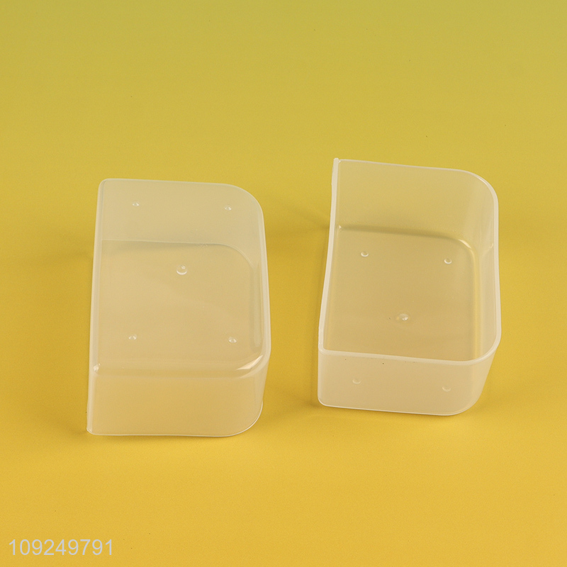 China wholesale 2compartment plastic food container preservation box for home kitchenn