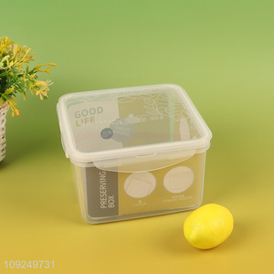 Top selling large capacity sealed plastic food container preservation box crisper