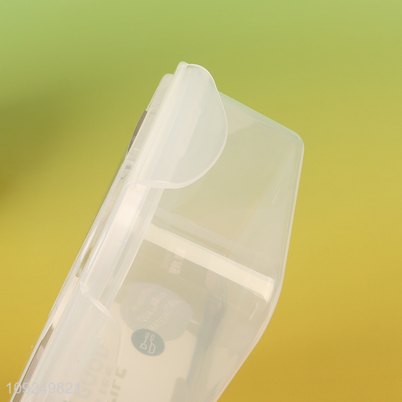 China products 2compartment school office plastic lunch box with spoon