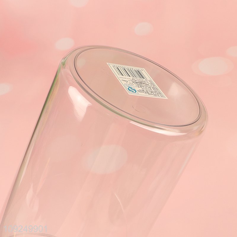 Good selling large capacity round plastic food container dry food storage jar