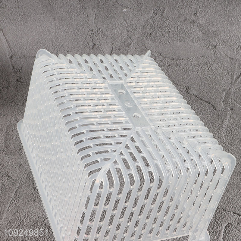 Factory direct sale rectangle plastic food container preservation box with handle