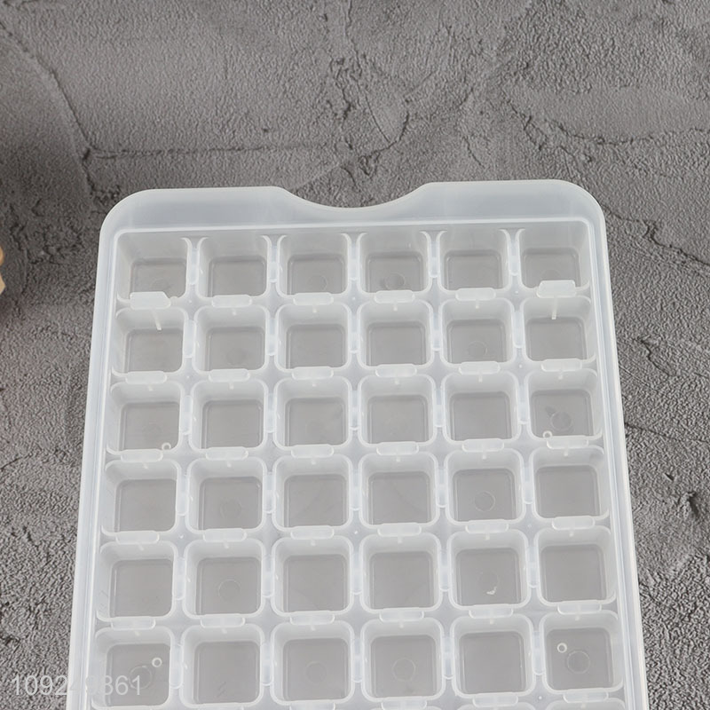New arrival multi-layer rectangle ice cube mold ice cube tray with lid