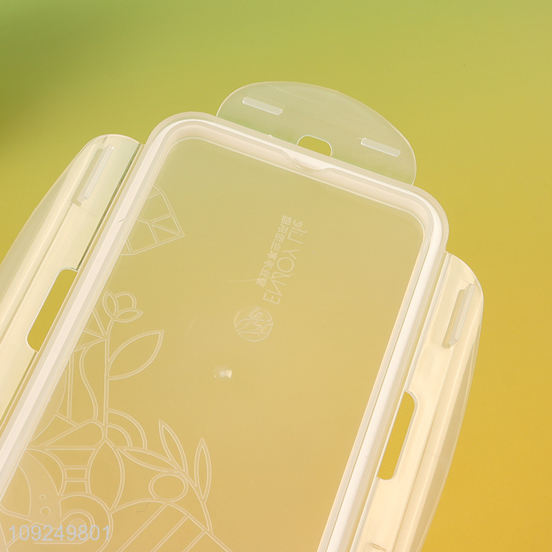 Good sale rectangle sealed plastic food container preservation box wholesale