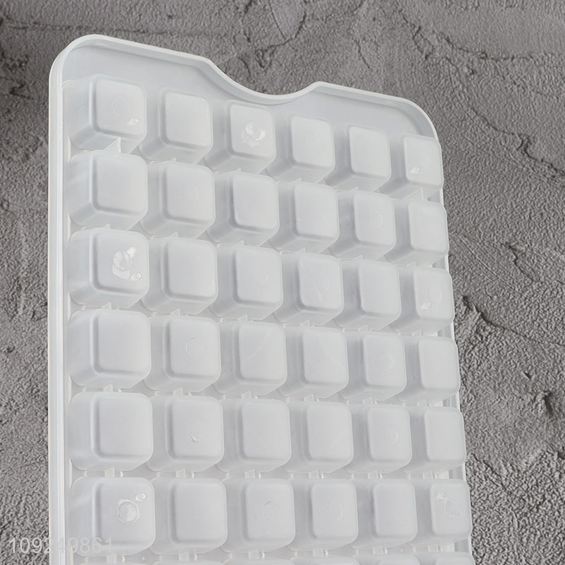 New arrival multi-layer rectangle ice cube mold ice cube tray with lid