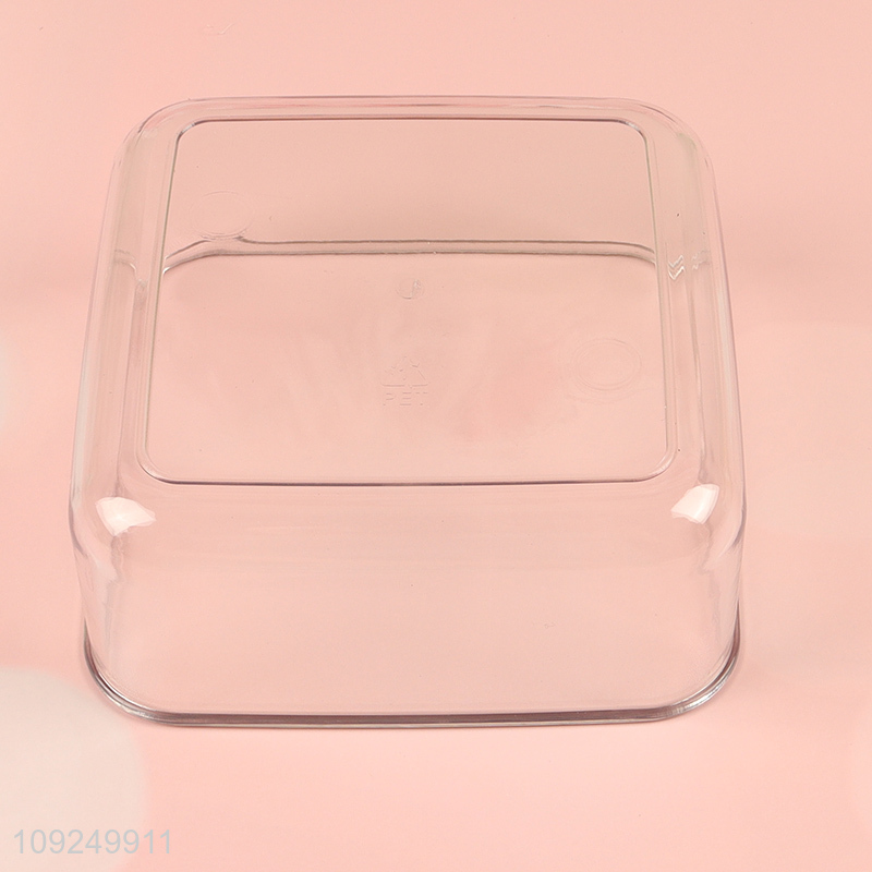 Hot items square 300ml plastic food container dry food storage jar for sale