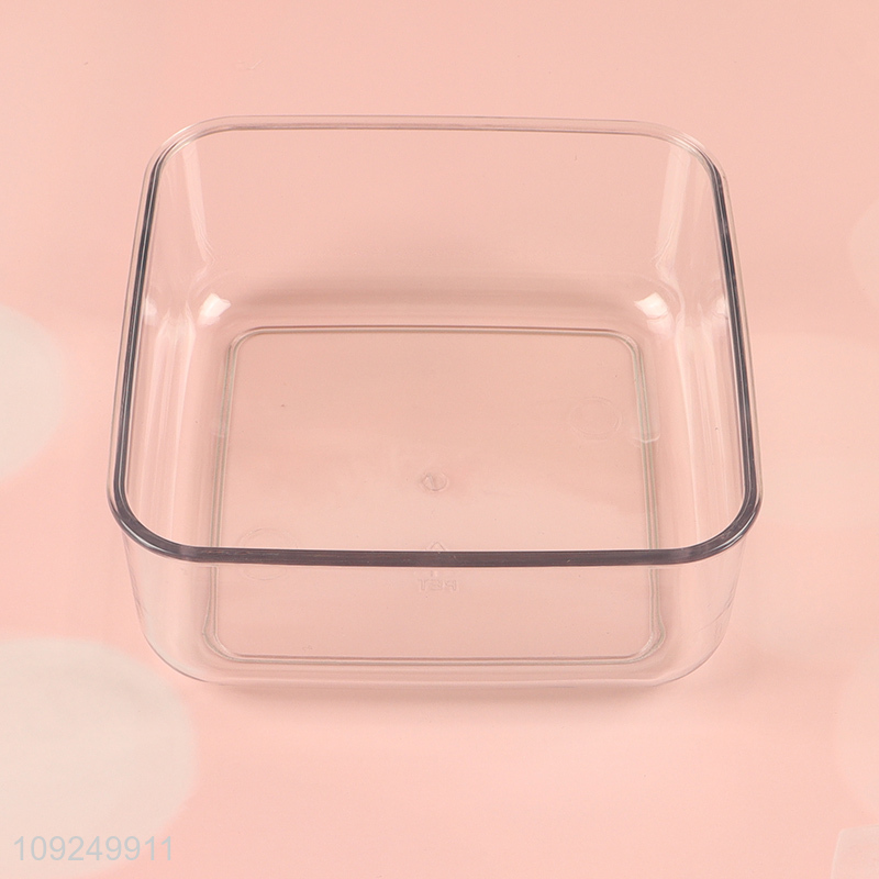 Hot items square 300ml plastic food container dry food storage jar for sale