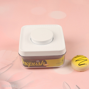 Hot items square 300ml plastic food container dry food storage jar for sale