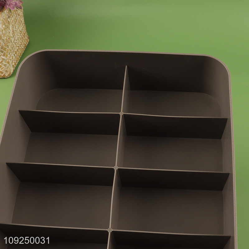 Yiwu market 10compartment desktop storage box jewelry storage box for sale