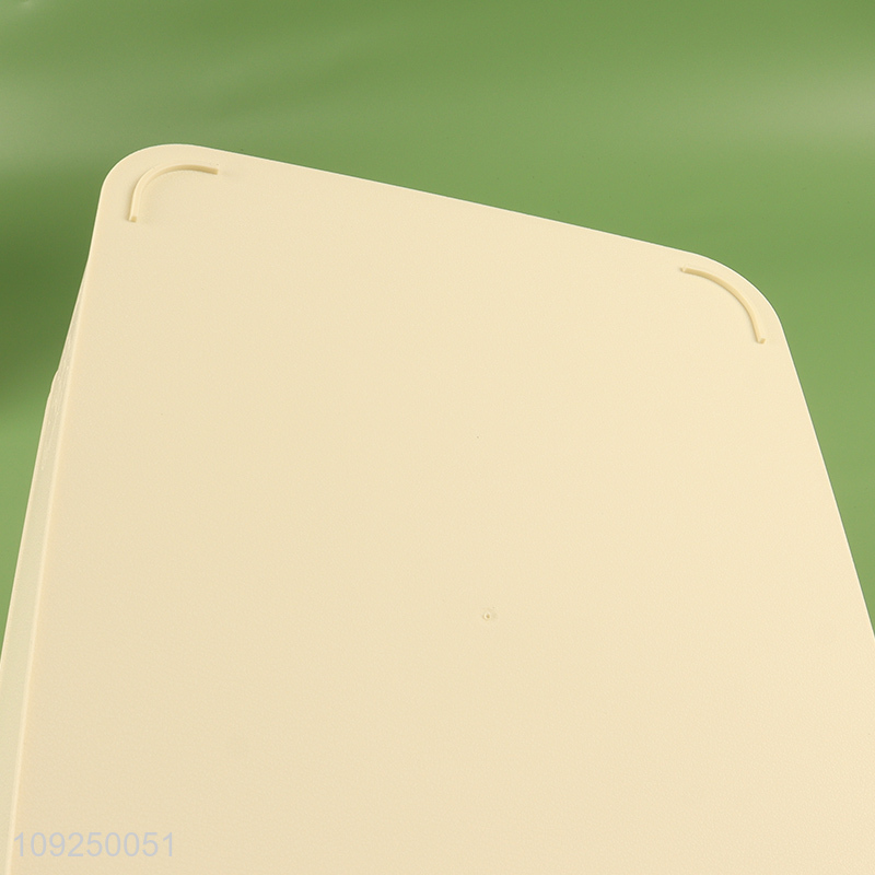 Factory direct sale rectangle desktop organizer storage box with lid