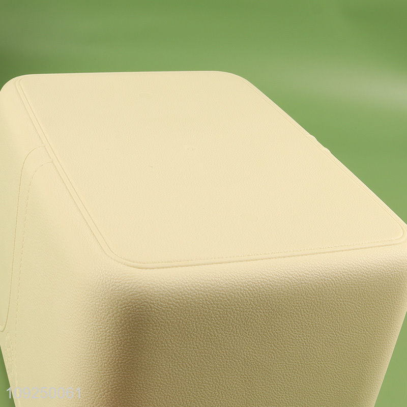 Top selling rectangle household sundries storage box with handle&lid