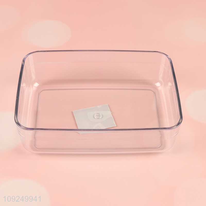China factory rectangle 400ml plastic food container dry food storage jar