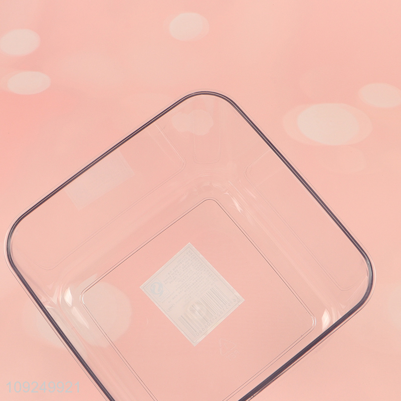 Good quality square home kitchen plastic food container dry food storage jar