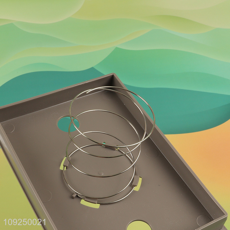 Hot products woven pattern leather tissue case holder tissue box