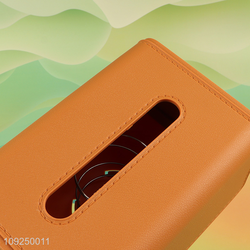 China wholesale household desktop decoration tissue box for living room