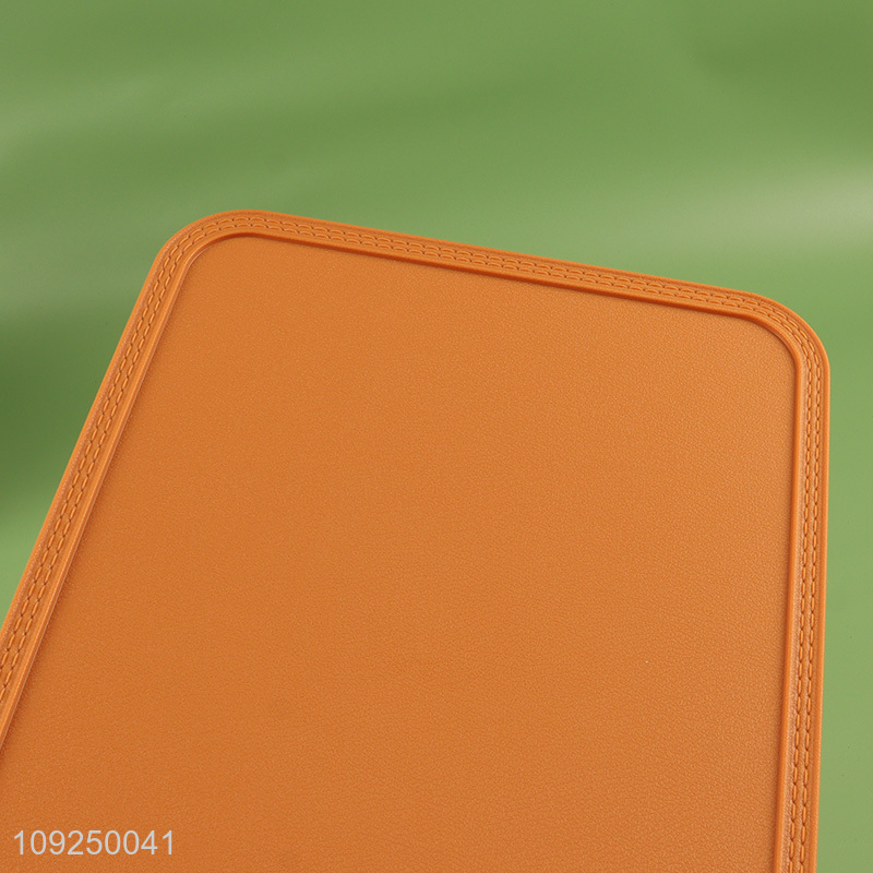 China wholesale orange desktop organizer storage box jewelry storage box