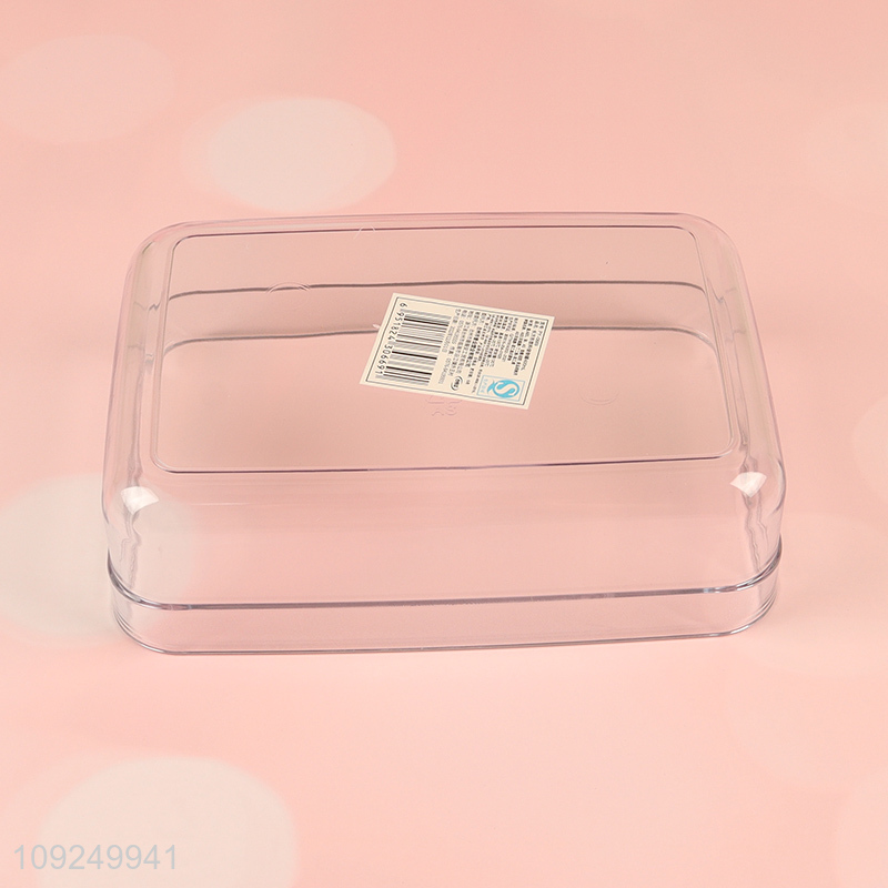 China factory rectangle 400ml plastic food container dry food storage jar