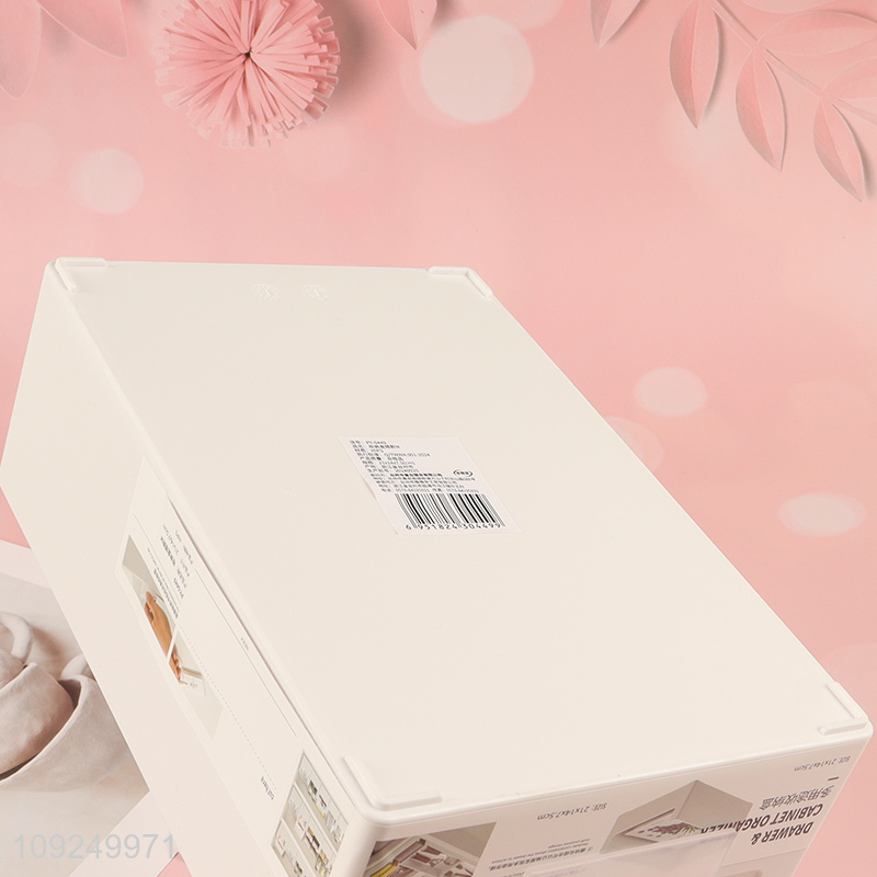 Good selling rectangle household drawer &cabinet organizer storage box wholesale