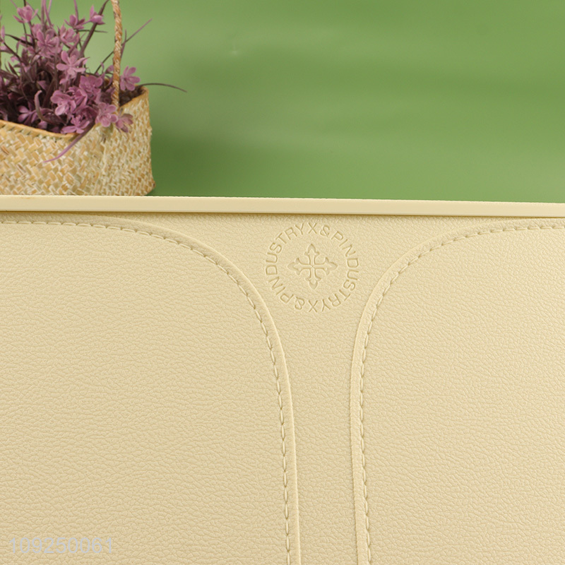 Top selling rectangle household sundries storage box with handle&lid