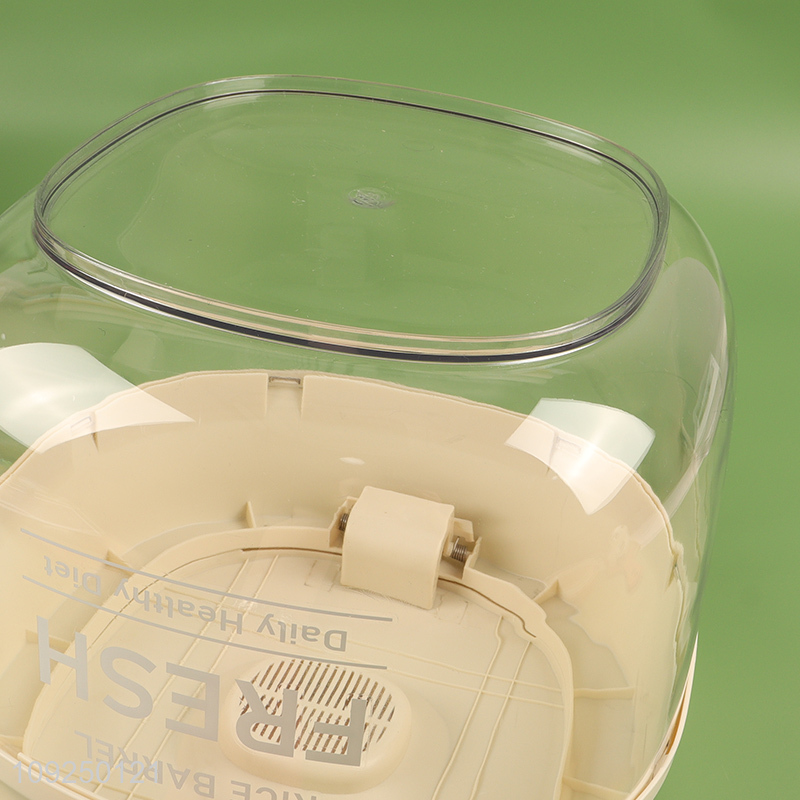 Hot sale large capacity rice dispenser cereal grain snack storage container bucket