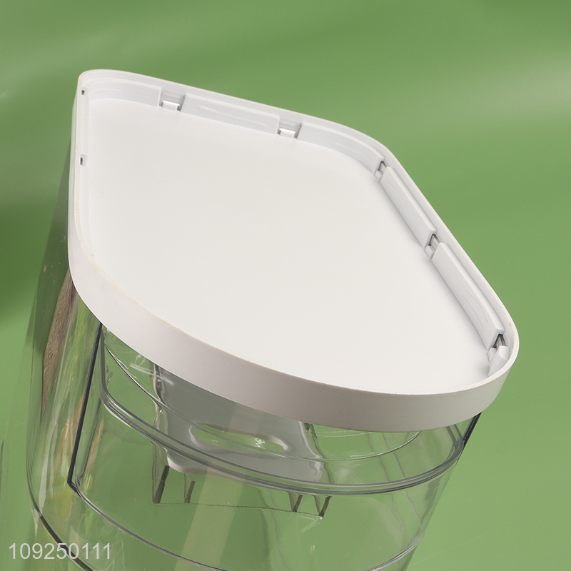 Top quality household rice dispenser cereal grain snack storage container bucket