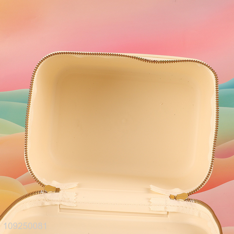 Most popular portable travel cosmetic bag makeup bag with handle