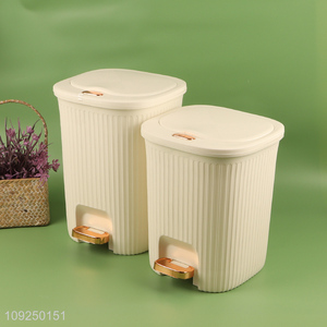 Yiwu market home office garbage bin pedal waste bin for sale