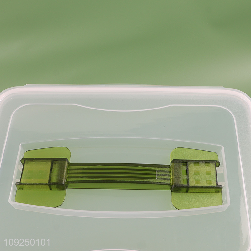 Yiwu market rectangle home kitchen food container preservation box with handle
