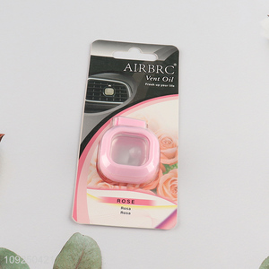 Factory Supply Car Air Freshener Rose Scented Car Vent Air Freshener