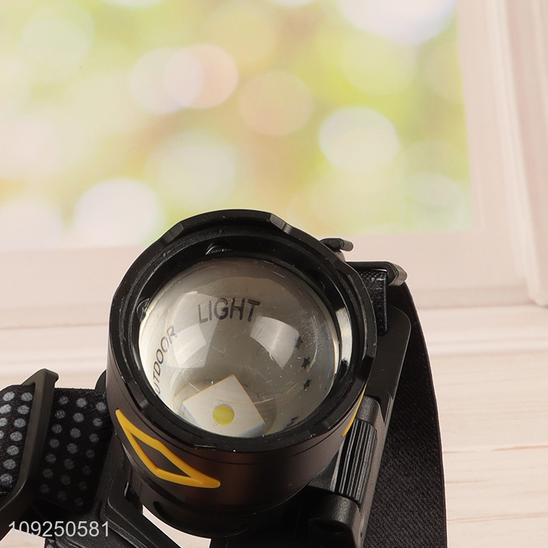 China factory professional outdoor white laser solar energy head lights head lamp