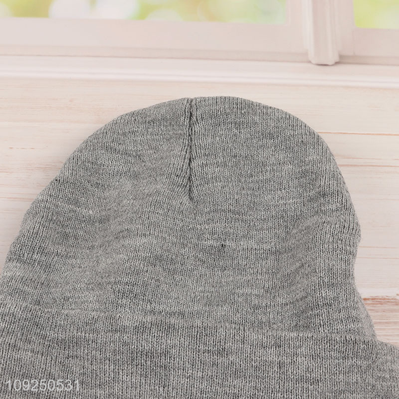 Good selling professional outdoor winter warm led headlights cotton cap with headlamp