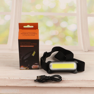 Hot selling waterproof outdoor camping usb charging head lights head lamp
