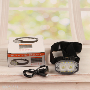 Online wholesale waterproof camping outdoor high power headlights head lamp