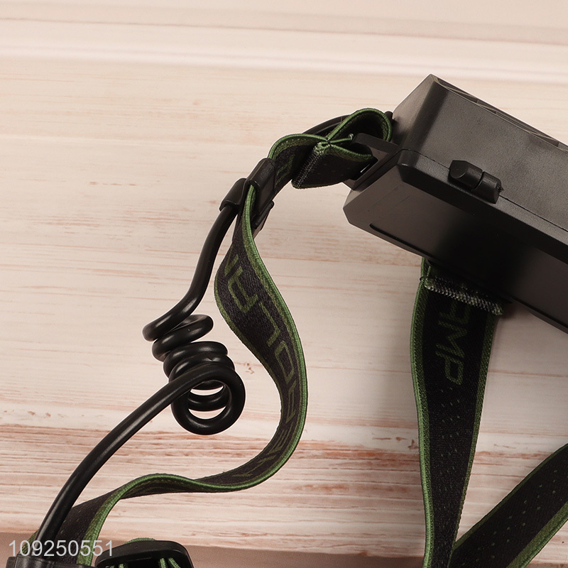 Top selling professional outdoor aluminum alloy usb charging head lamp head lights